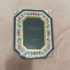 NWT Rifle Paper Co. Floral Frame - Black, Gold, Blue, and Pink